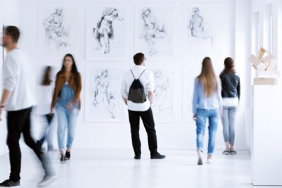  visiting art galleries 